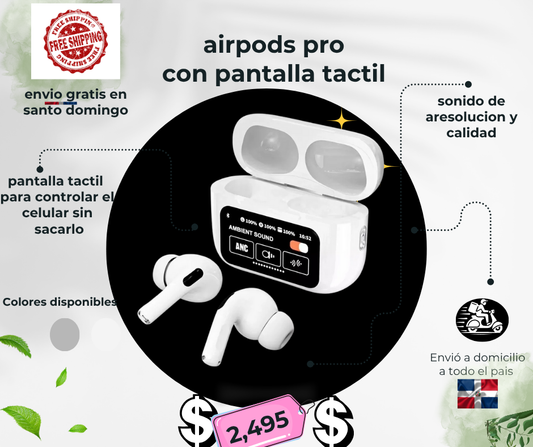 airpods pro con pantalla tactil