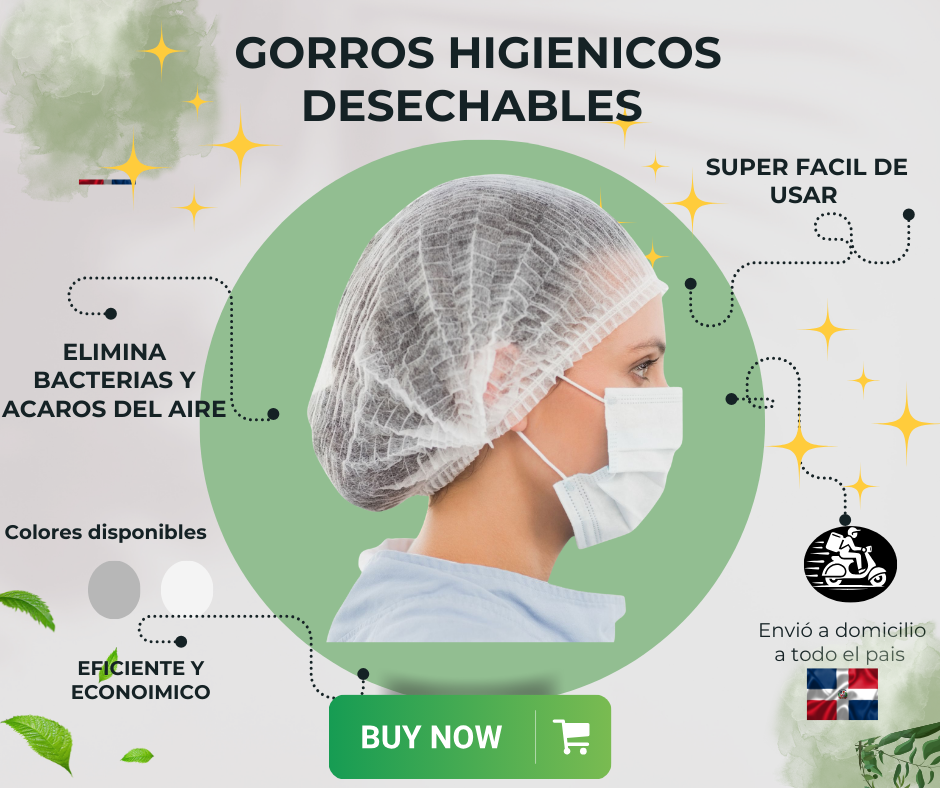 gorro higienicos desechables  1500 unidad por 4500